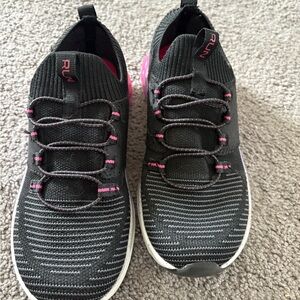 Black and Pink Girl Sneakers